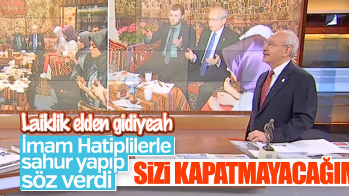 Kemal Kılıçdaroğlu, imam hatiplilerle buluştu