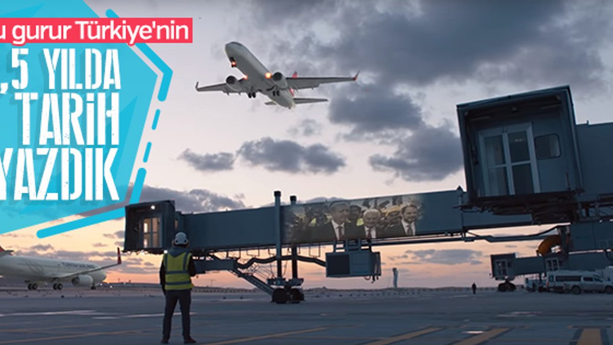 İstanbul Yeni Havalimanı'nın son reklam filmi