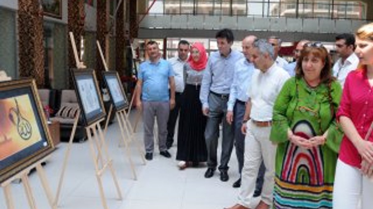 Mersin'de kaligrafi sergisi açıldı