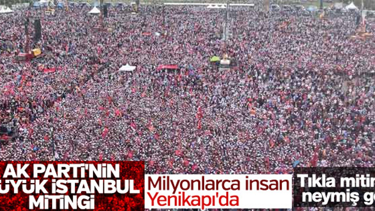 Vatandaşlar Yenikapı'daki mitinge akın etti