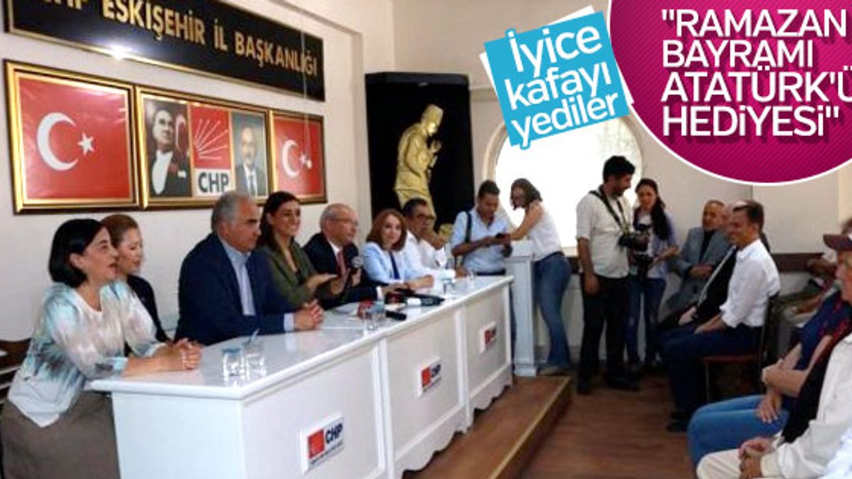 CHP adayı: Ramazan Bayramı'nı Atatürk armağan etti