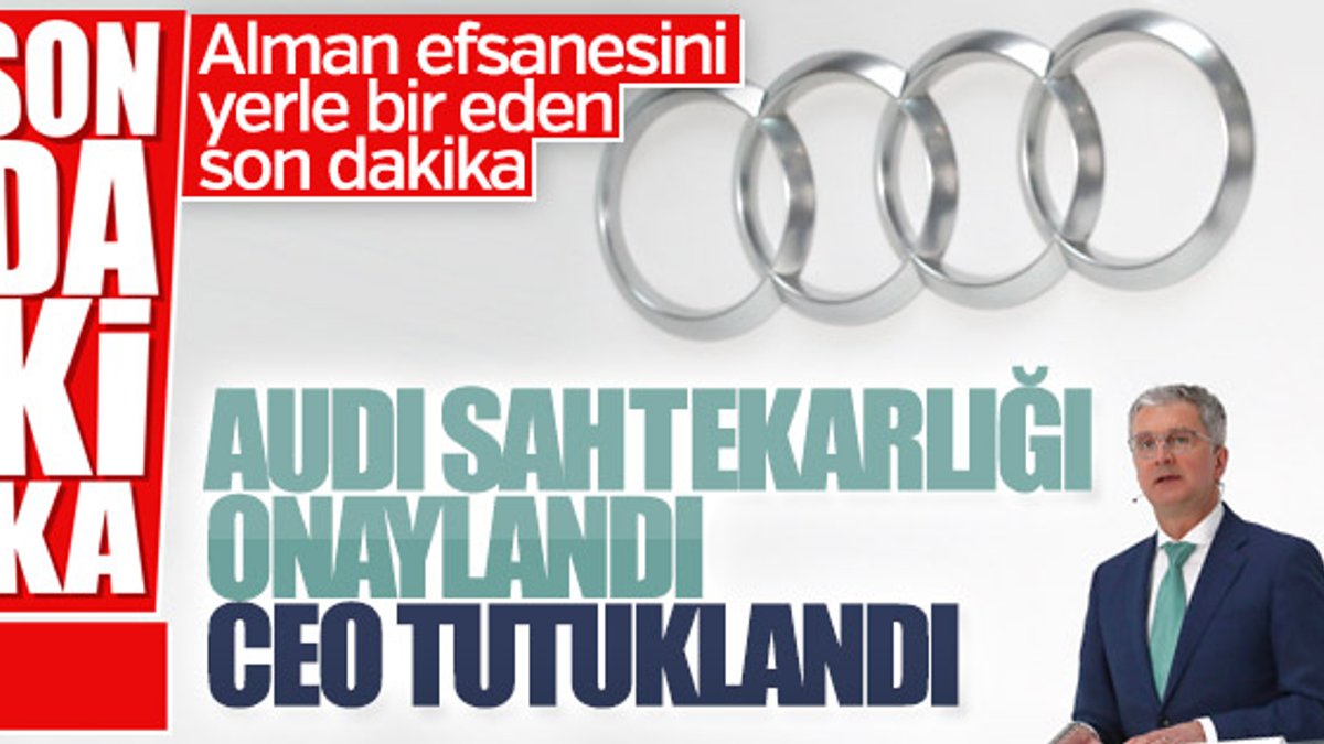 Audi CEO'suna dizel skandalından tutuklama