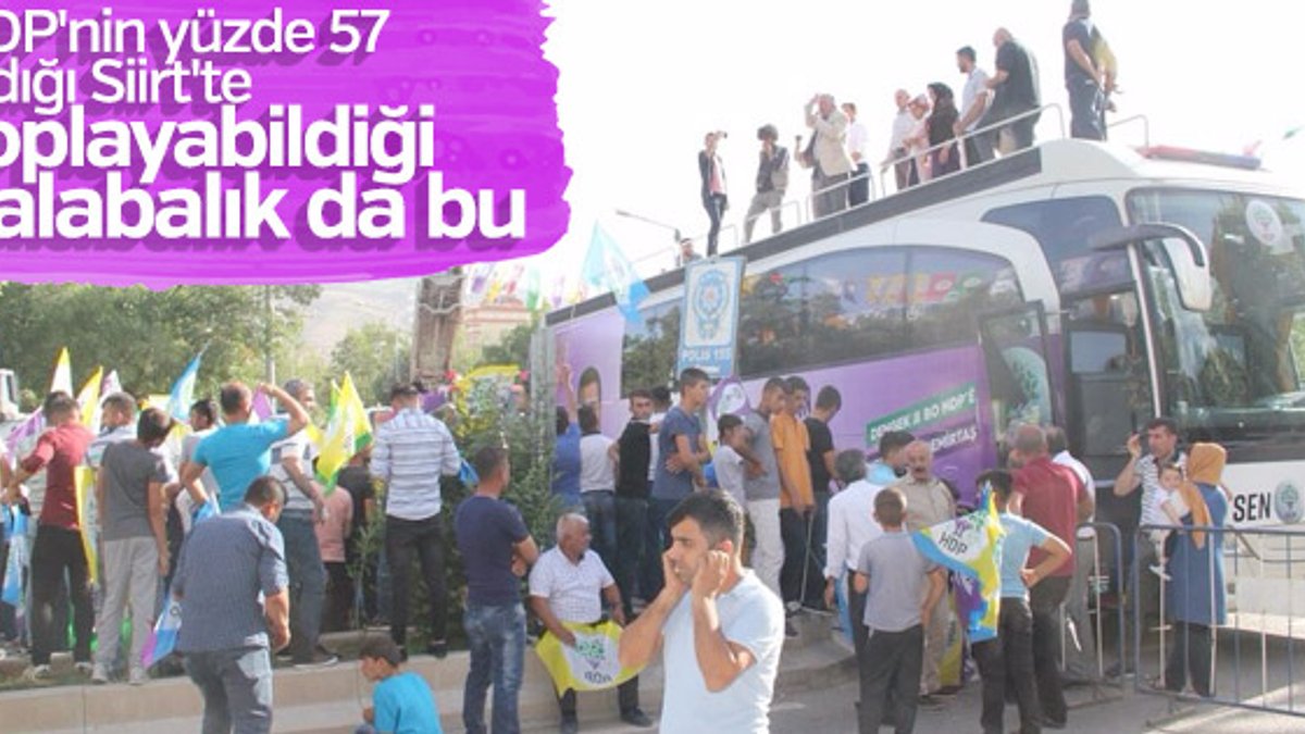 HDP'nin Siirt hezimeti