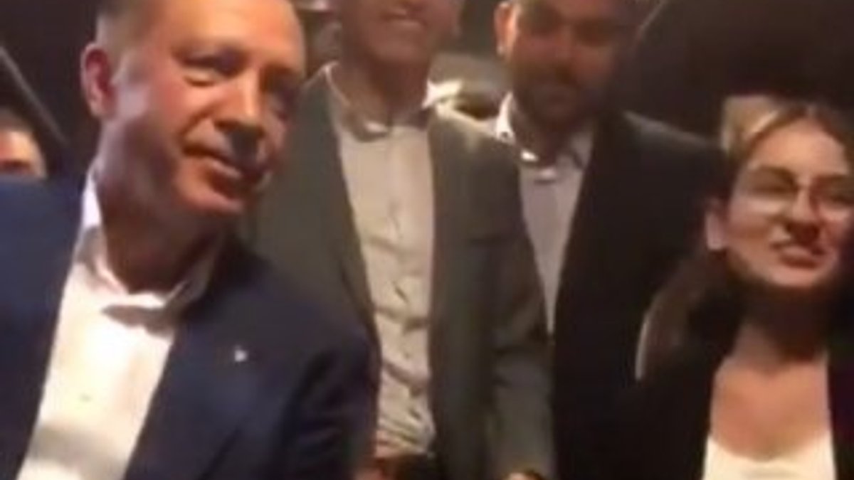 Erdoğan'a selfie yağmuru