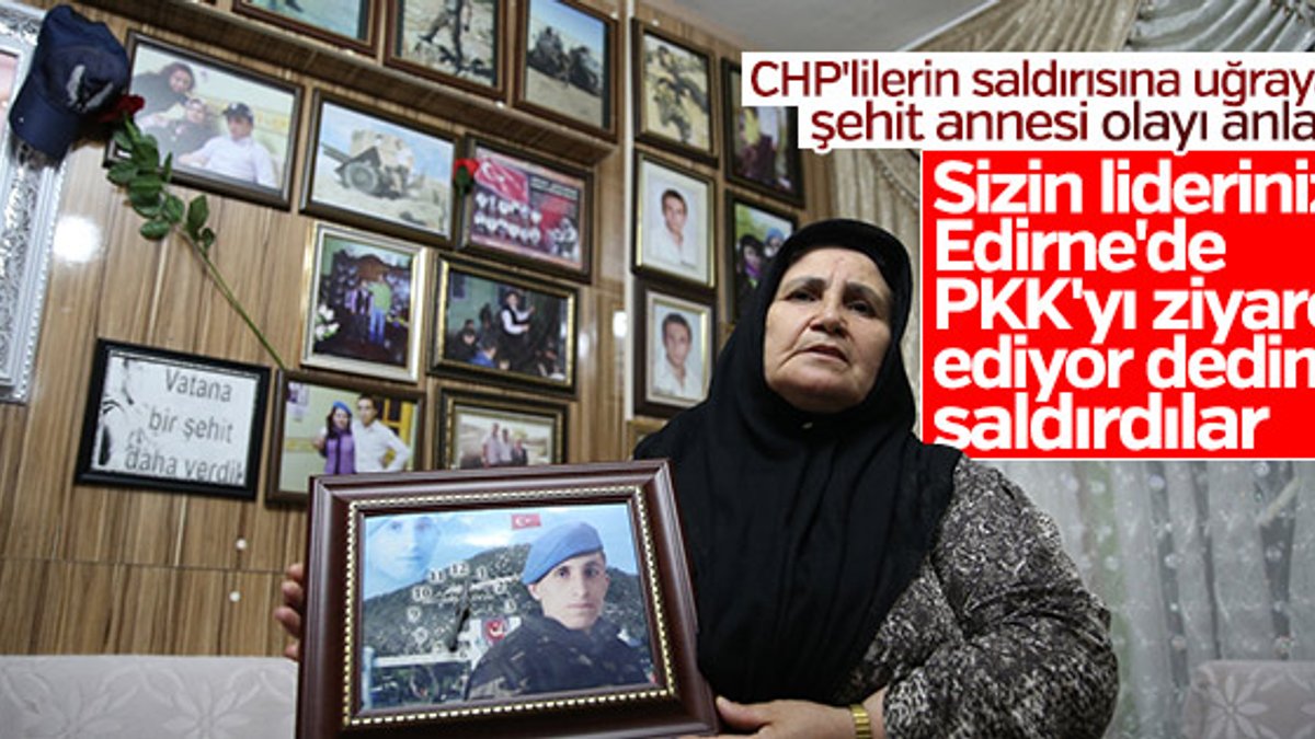 CHP'lilerin saldırdığı şehit annesi konuştu