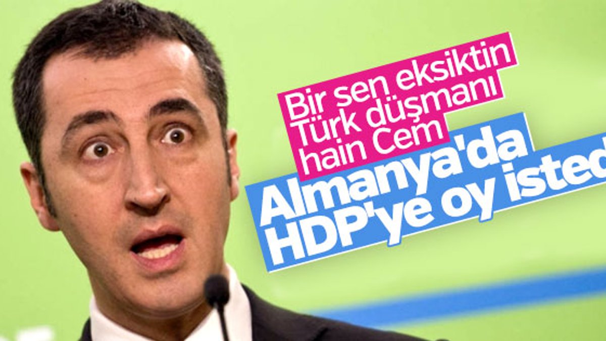 Cem Özdemir HDP'ye oy istedi