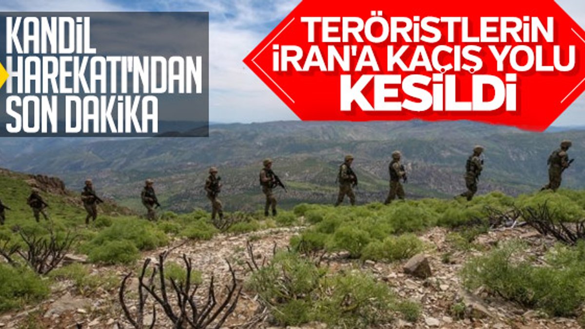 TSK İran sınırında PKK'nın önünü kesiyor