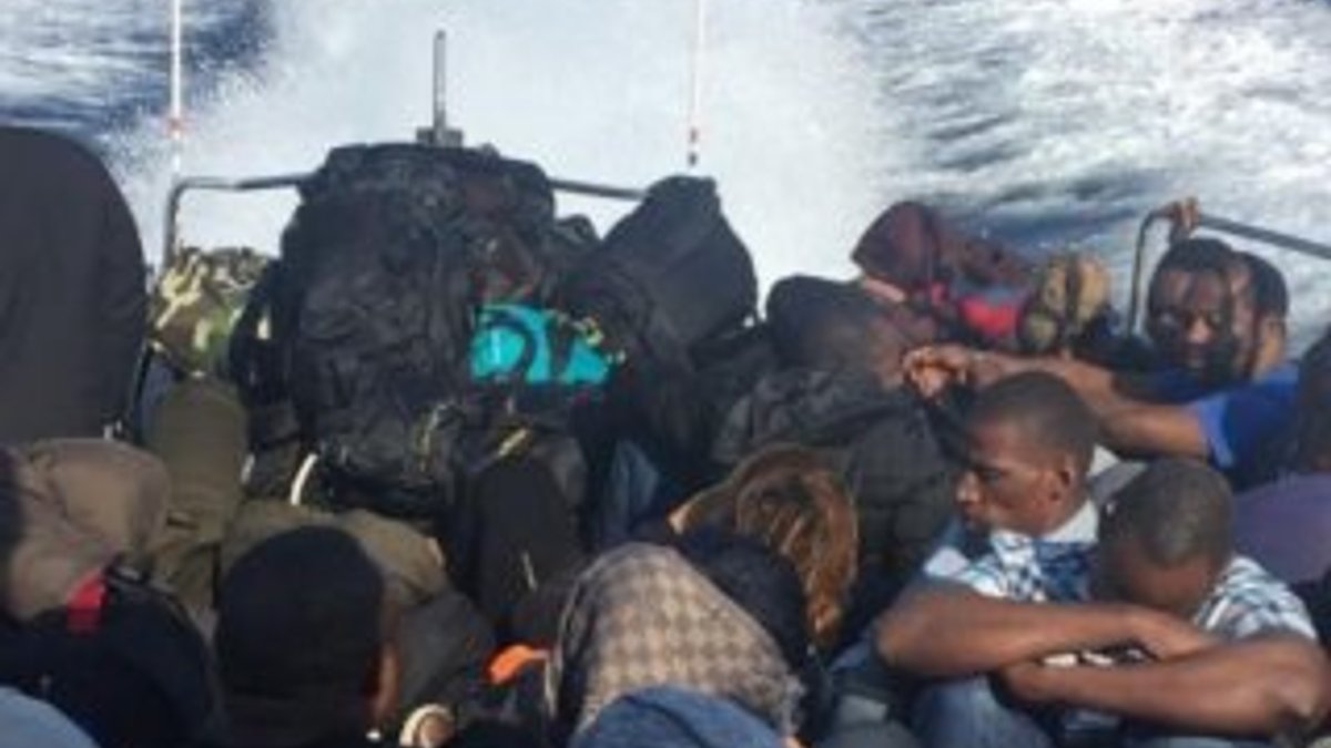 Kuşadası Körfezi'nde 41 kaçak göçmen yakalandı