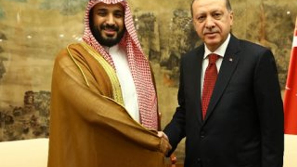 Veliaht Salman'dan Cumhurbaşkanı Erdoğan'a tebrik