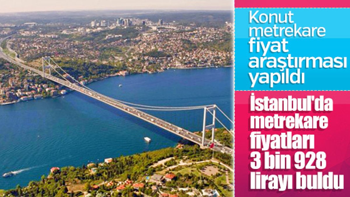 Konut metrekare fiyatları artıyor