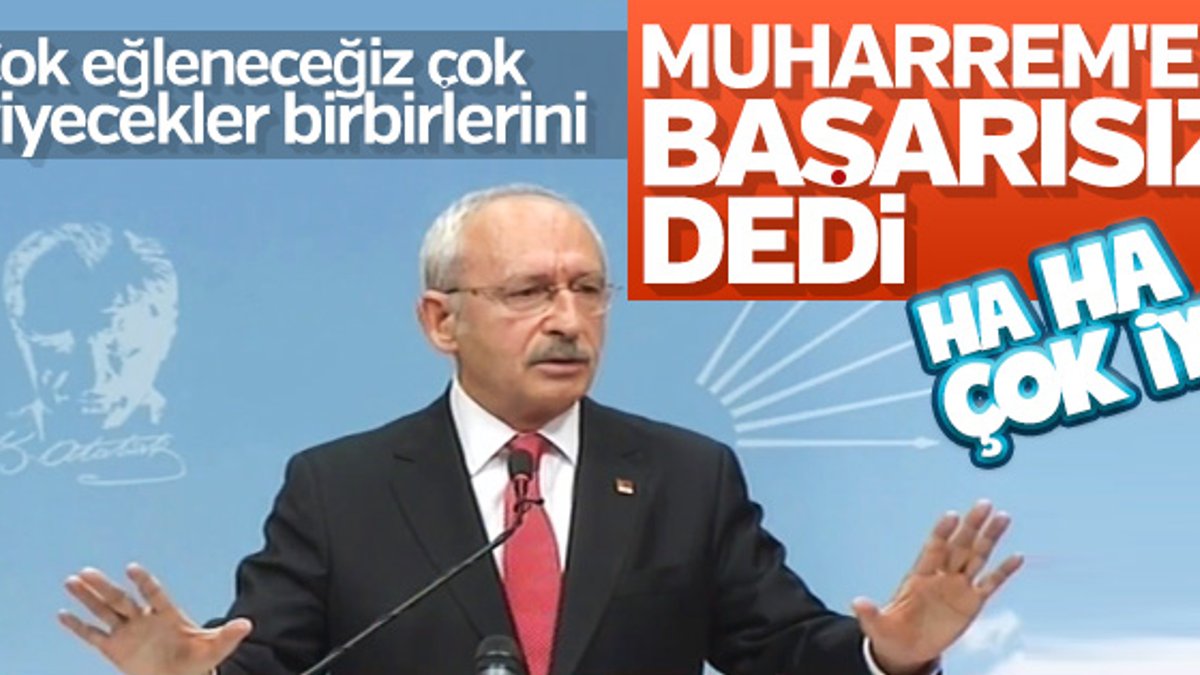Kemal Kılıçdaroğlu, Muharrem İnce'den memnun değil