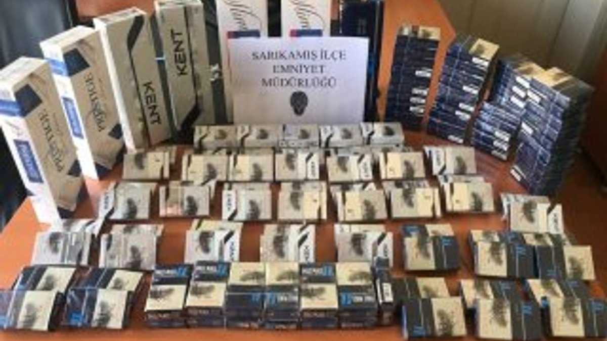 Kars'ta 300 paket kaçak sigara yakalandı