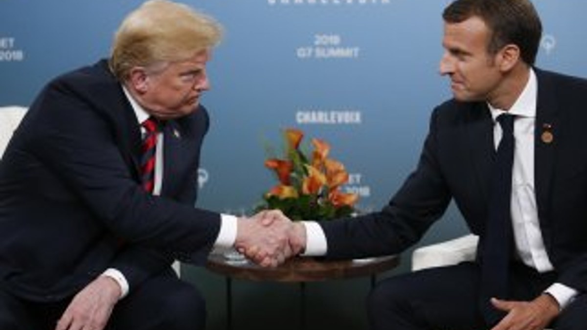 Trump'tan Macron'a 'kazançlı anlaşma' önerisi