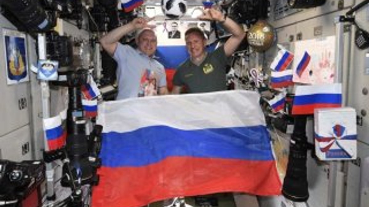 Rus kozmonot, Dünya Kupası’nı uzaydan takip etti