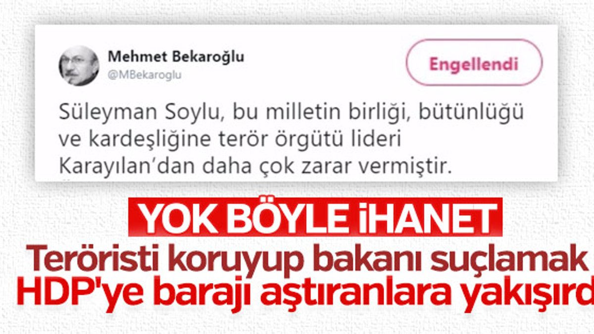 CHP'li Mehmet Bekaroğlu'nun PKK hayranlığı