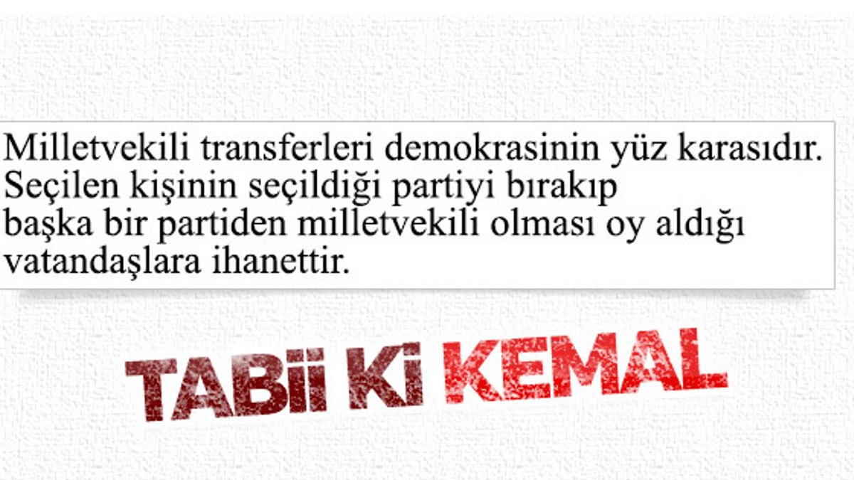 Kılıçdaroğlu: Milletvekili transferi vatandaşa ihanettir