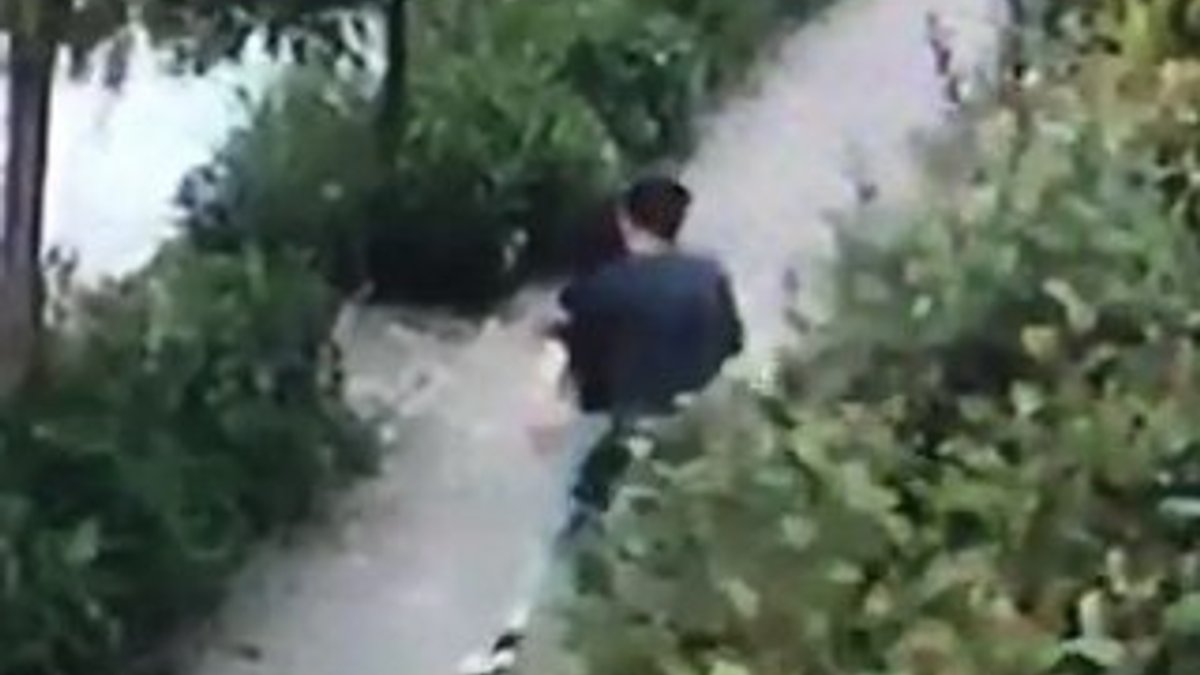 Bahçeşehir'in tacizcisi kameraya yakalandı