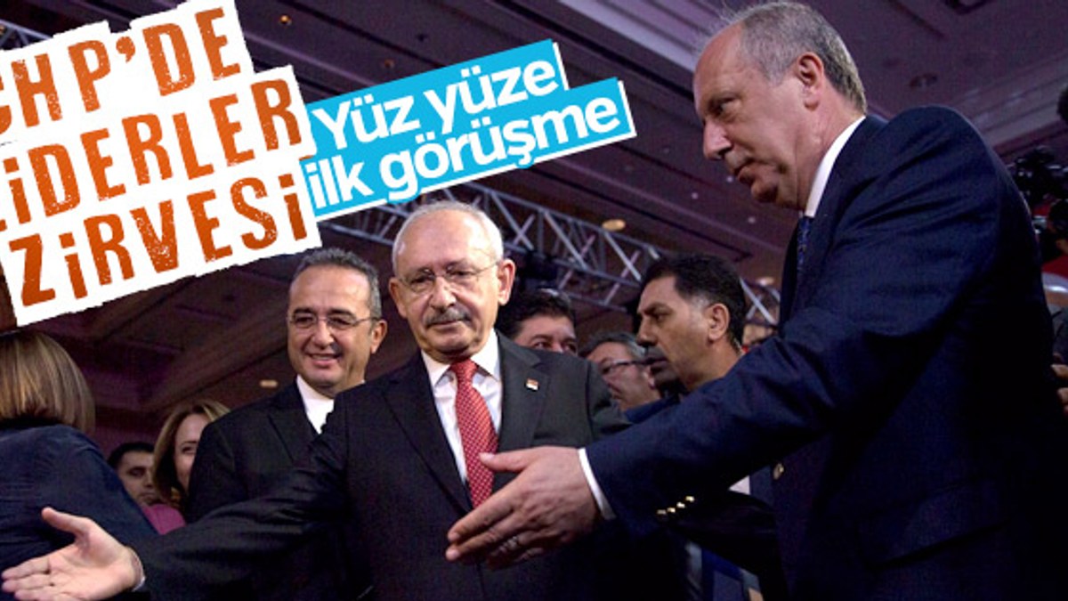Muharrem İnce - Kemal Kılıçdaroğlu görüşmesi