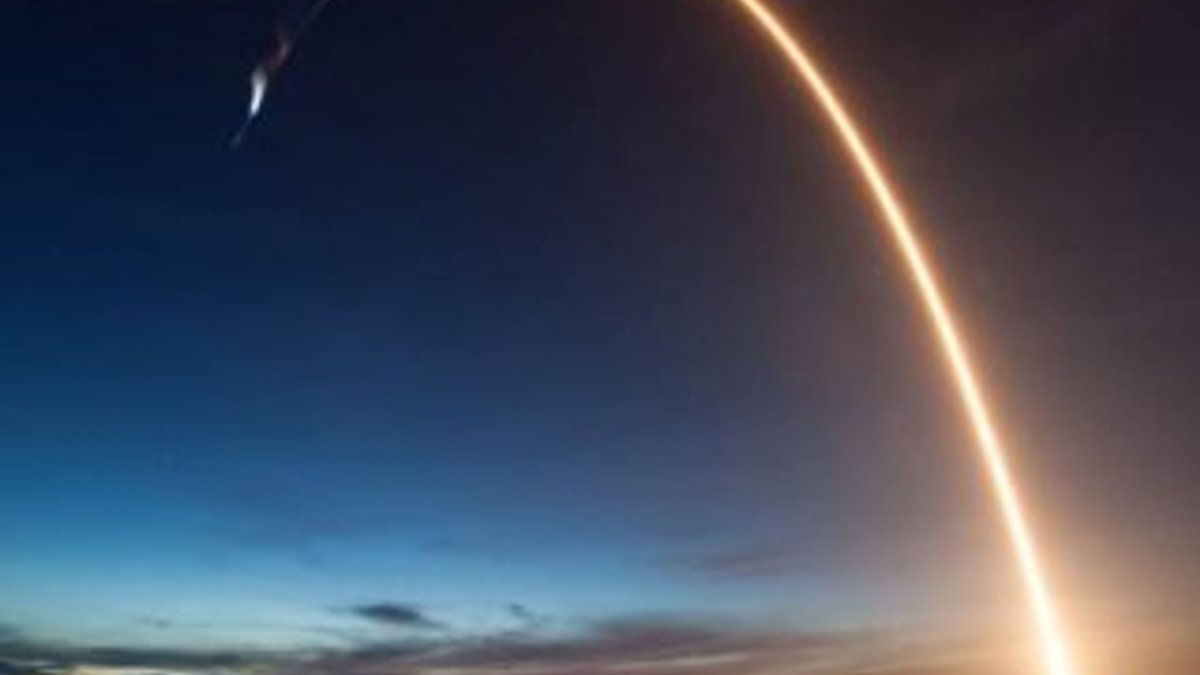 Falcon 9 roketinin uzaya yolculuğu