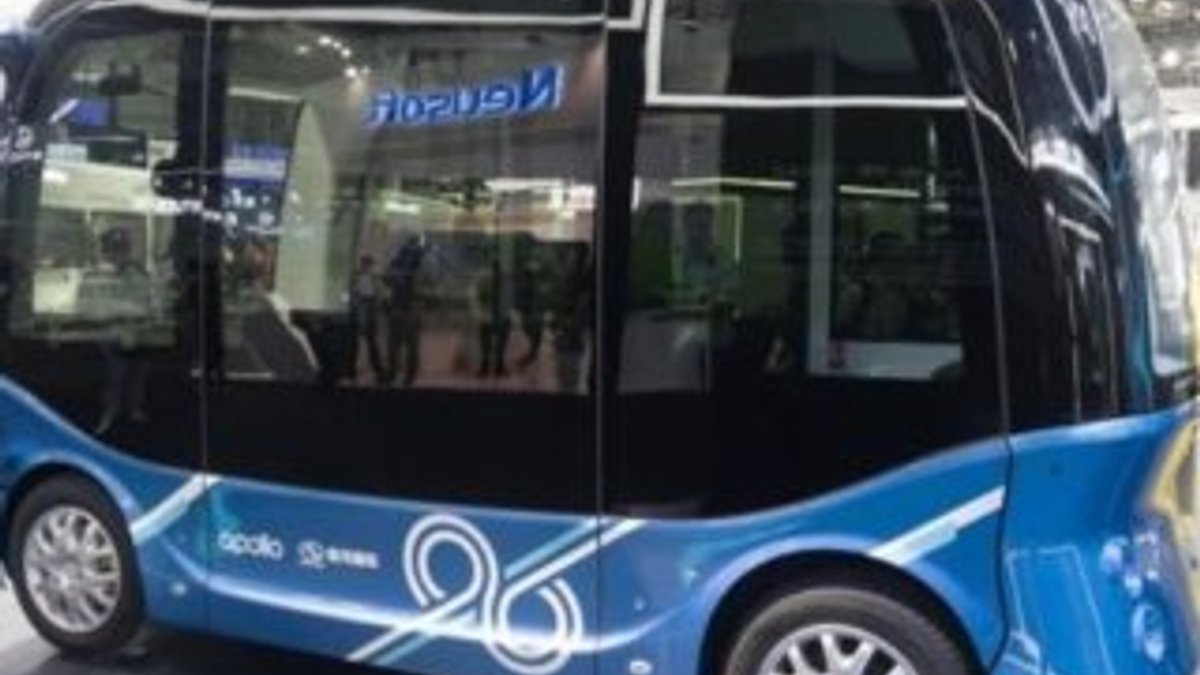 Çin'de sürücüsüz otobüs üretimi yapılıyor