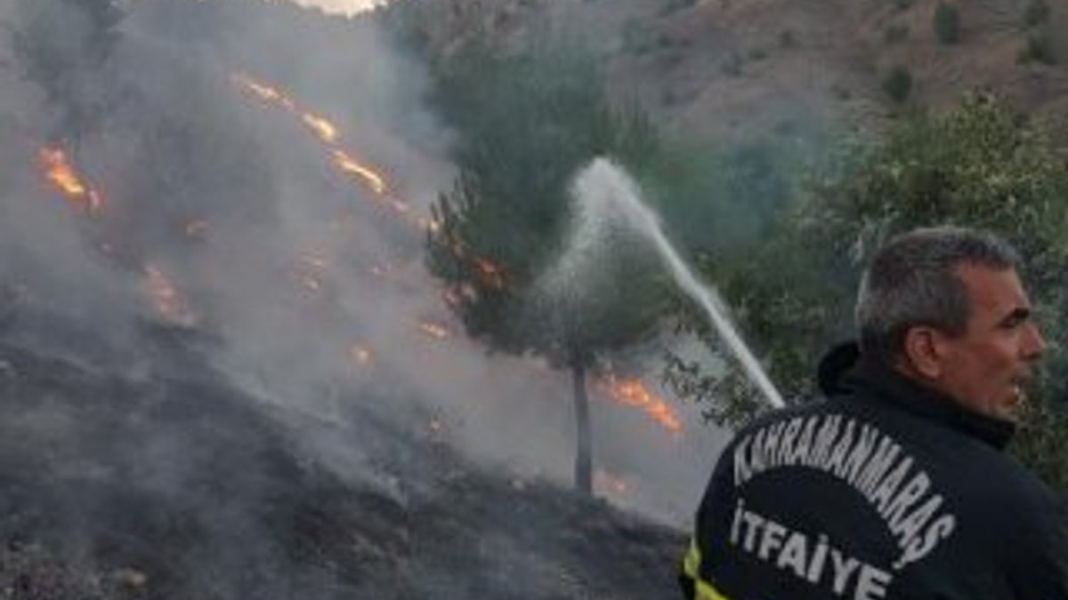 Kahramanmaraş'ta sıcaktan patlayan trafolar yangın çıkarttı