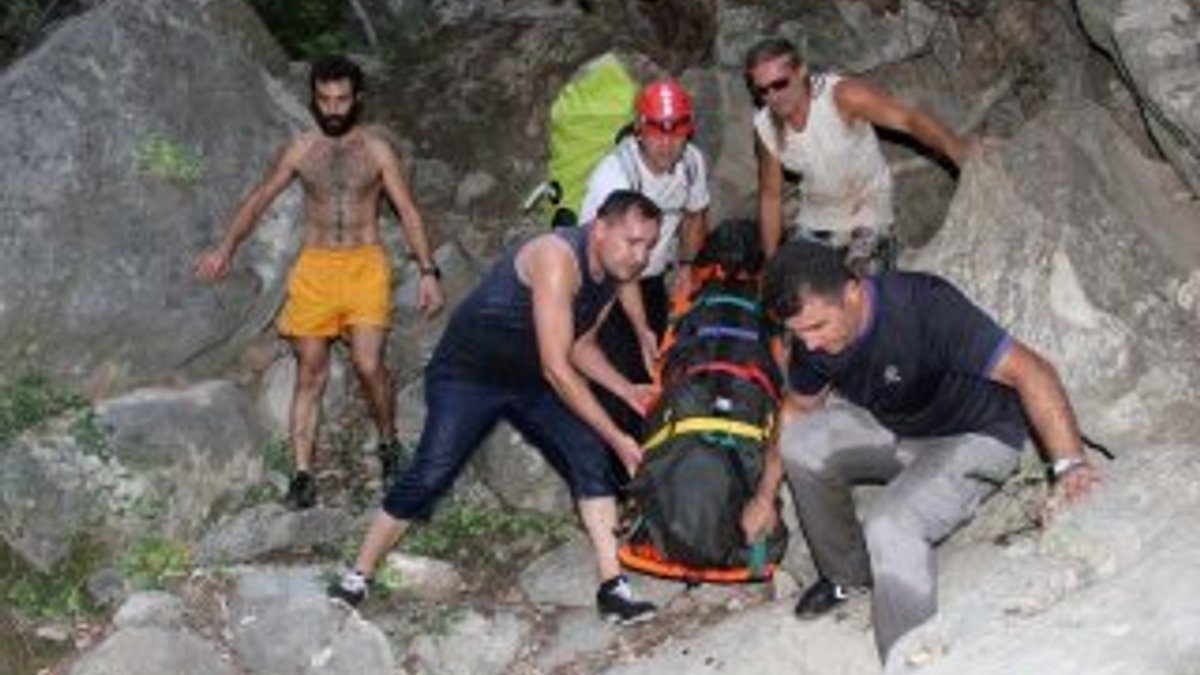 Fethiye'de bir turist şelaleden düşerek can verdi