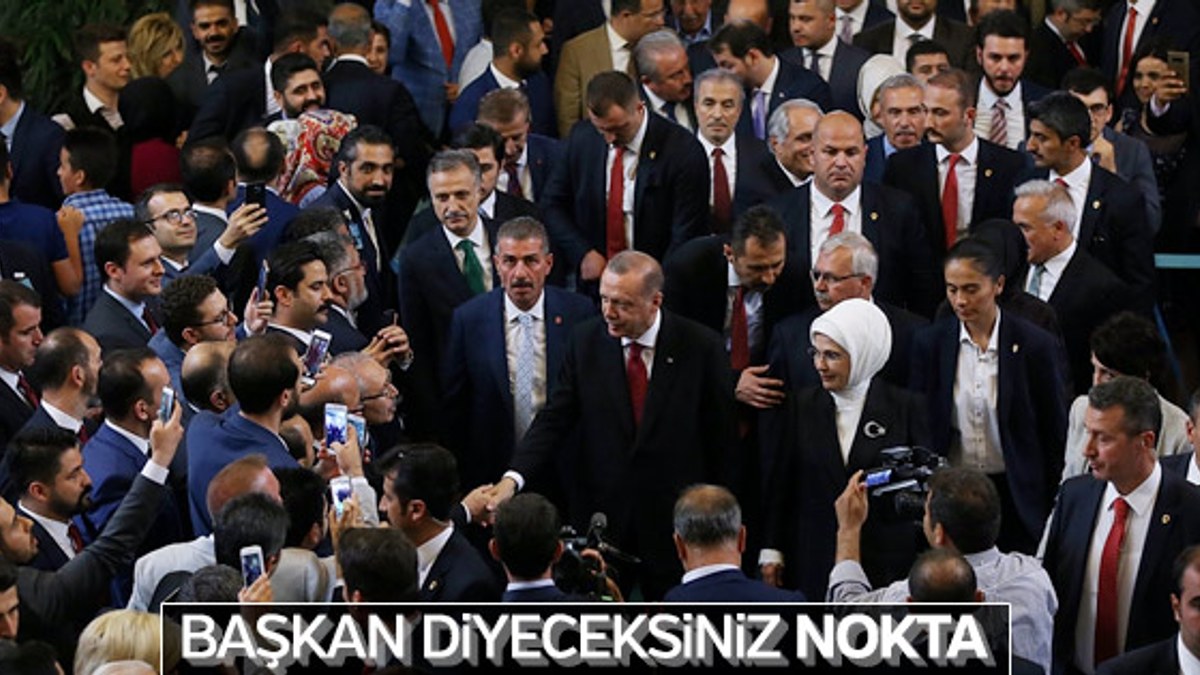 Yemin sonrası Erdoğan'dan ilk açıklama