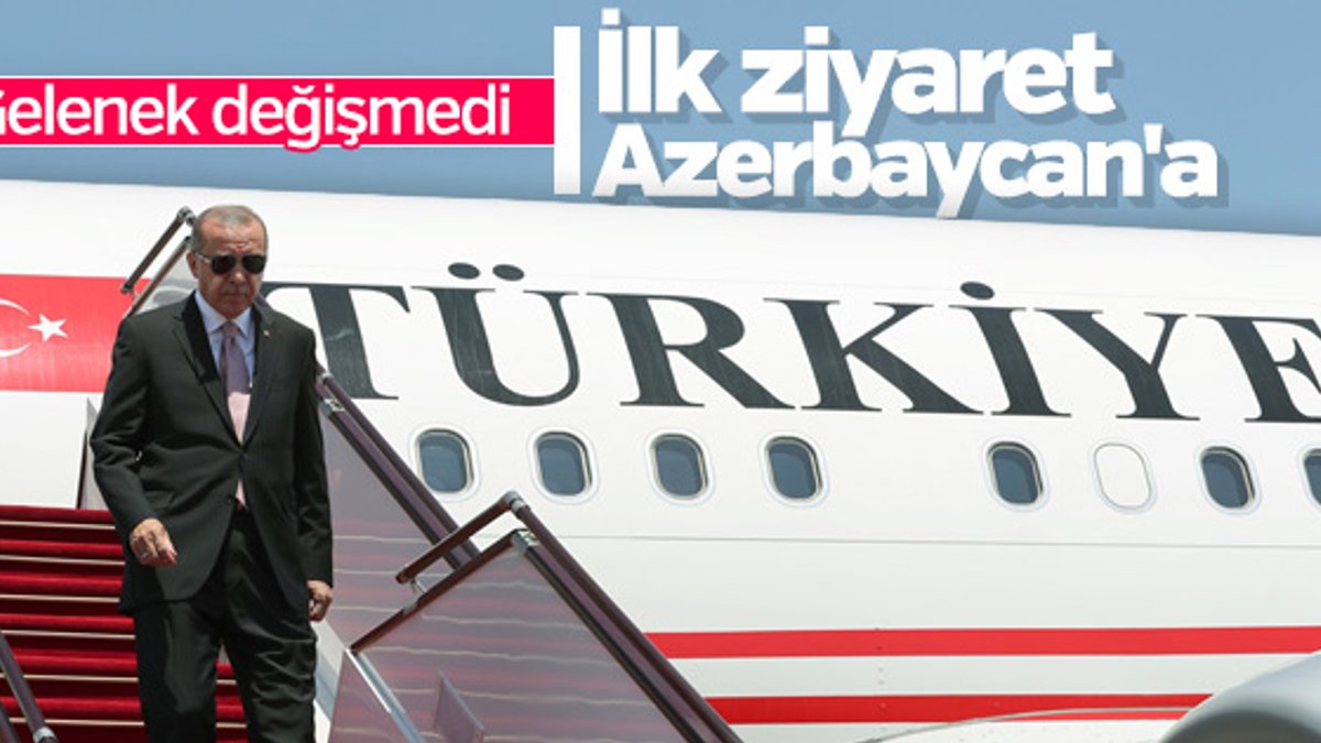 Başkan Erdoğan Azerbaycan'da