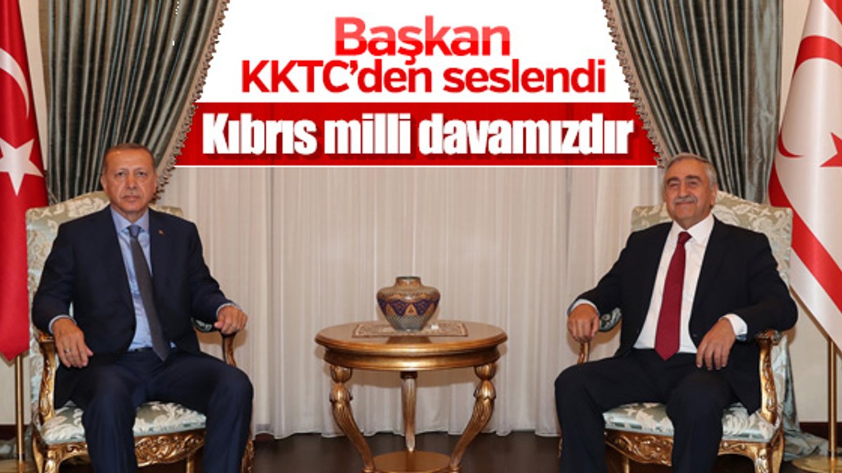 Başkan Erdoğan-Mustafa Akıncı ortak açıklaması
