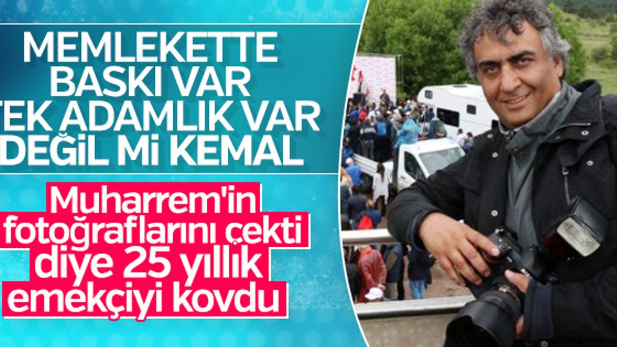 Kemal Kılıçdaroğlu 25 yıllık fotoğrafçıyı CHP'den kovdu