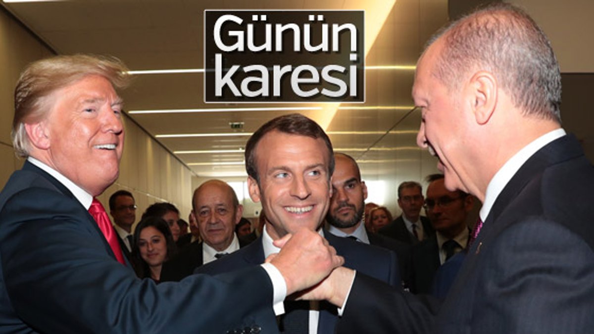 Erdoğan, Trump ve Macron'la görüştü