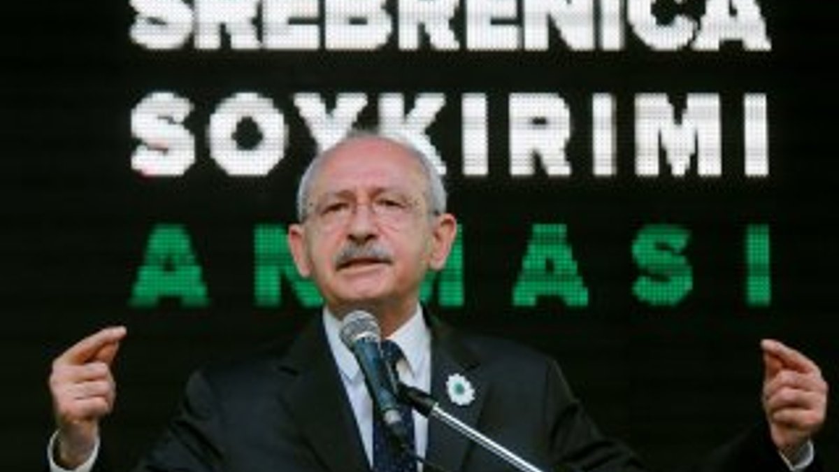 Kemal Kılıçdaroğlu, Srebrenitsa Anma Töreni'ne katıldı