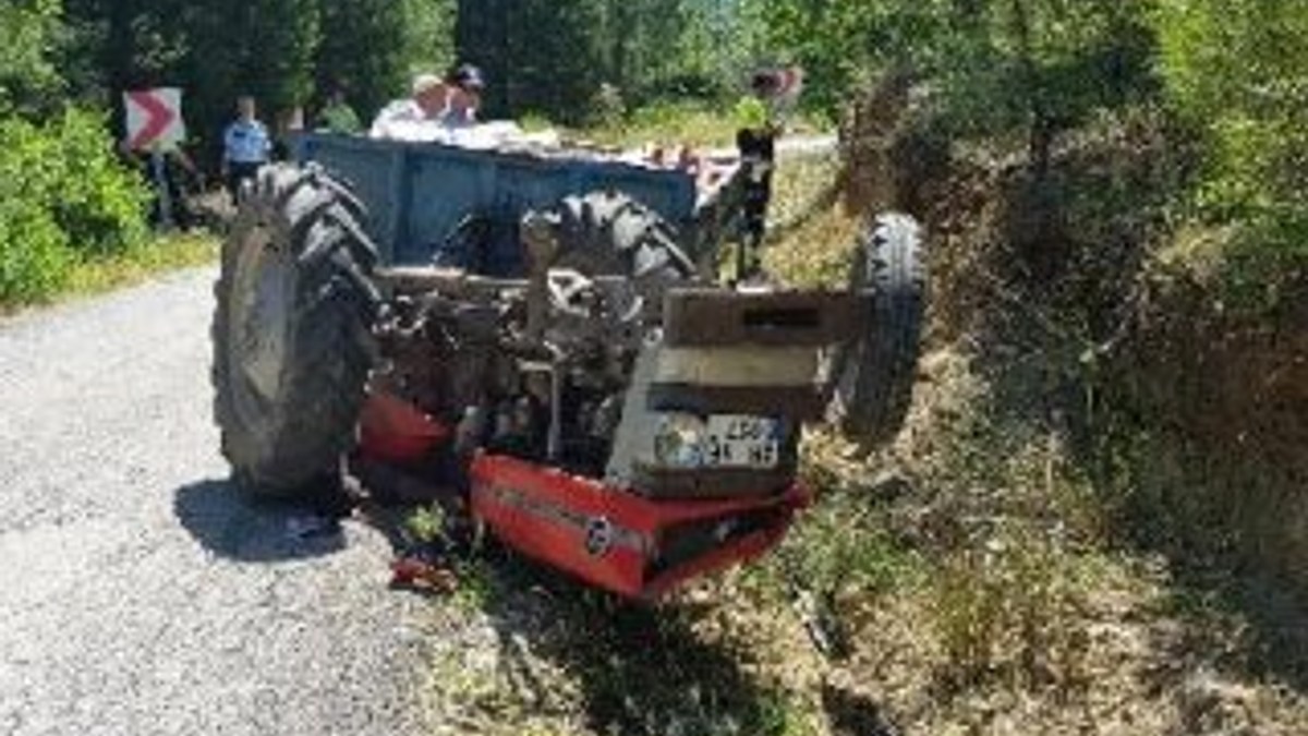 11 yaşındaki traktör sürücüsü hayatını kaybetti