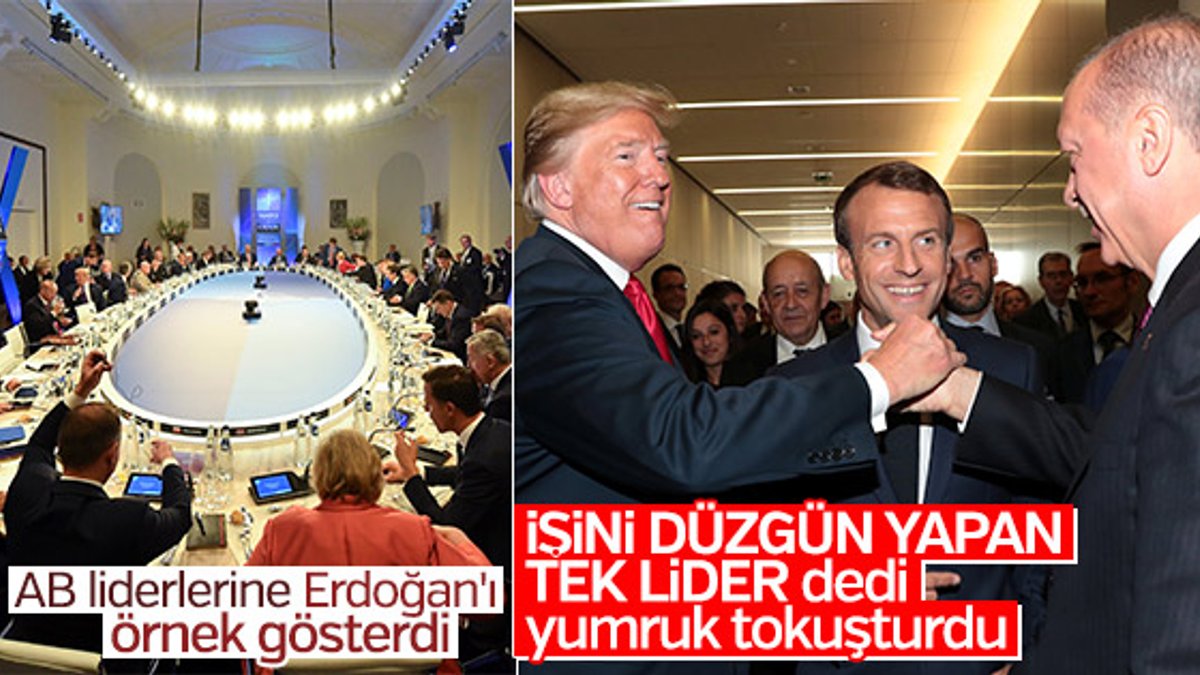 Trump NATO'ya Başkan Erdoğan'ı örnek gösterdi