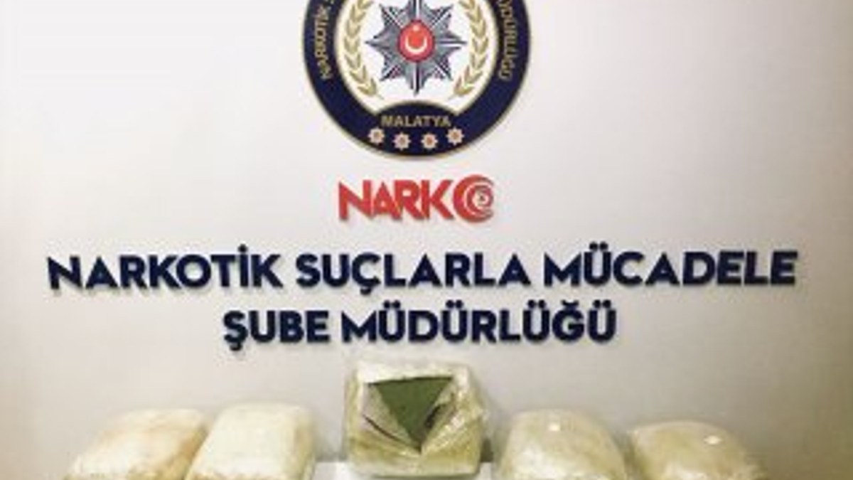 Malatya'da uyuşturucu sevkiyatı polise takıldı