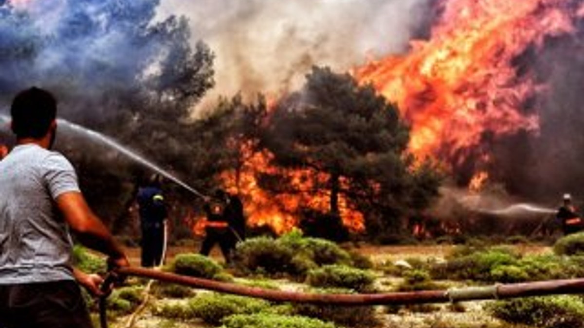 Yunanistan'da yangın sonrası yağma başladı