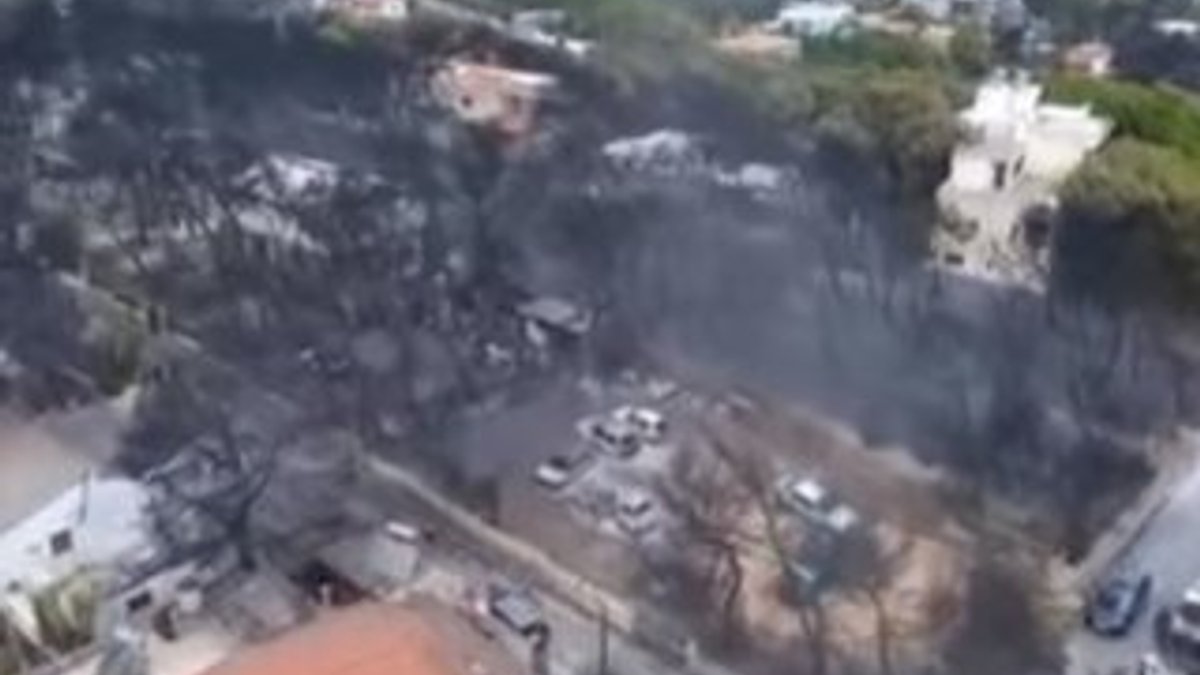 Yangın felaketinin ardından Yunanistan