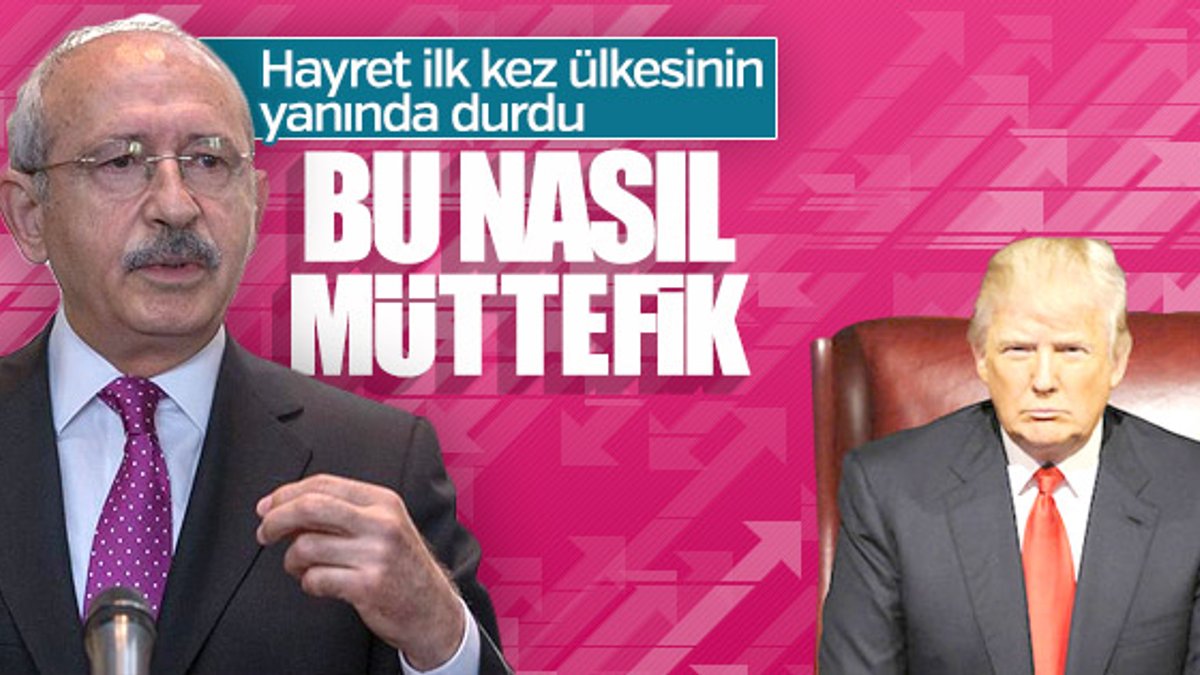 Kılıçdaroğlu: Trump'ın tehditleri müttefiklik hukukuna aykırı