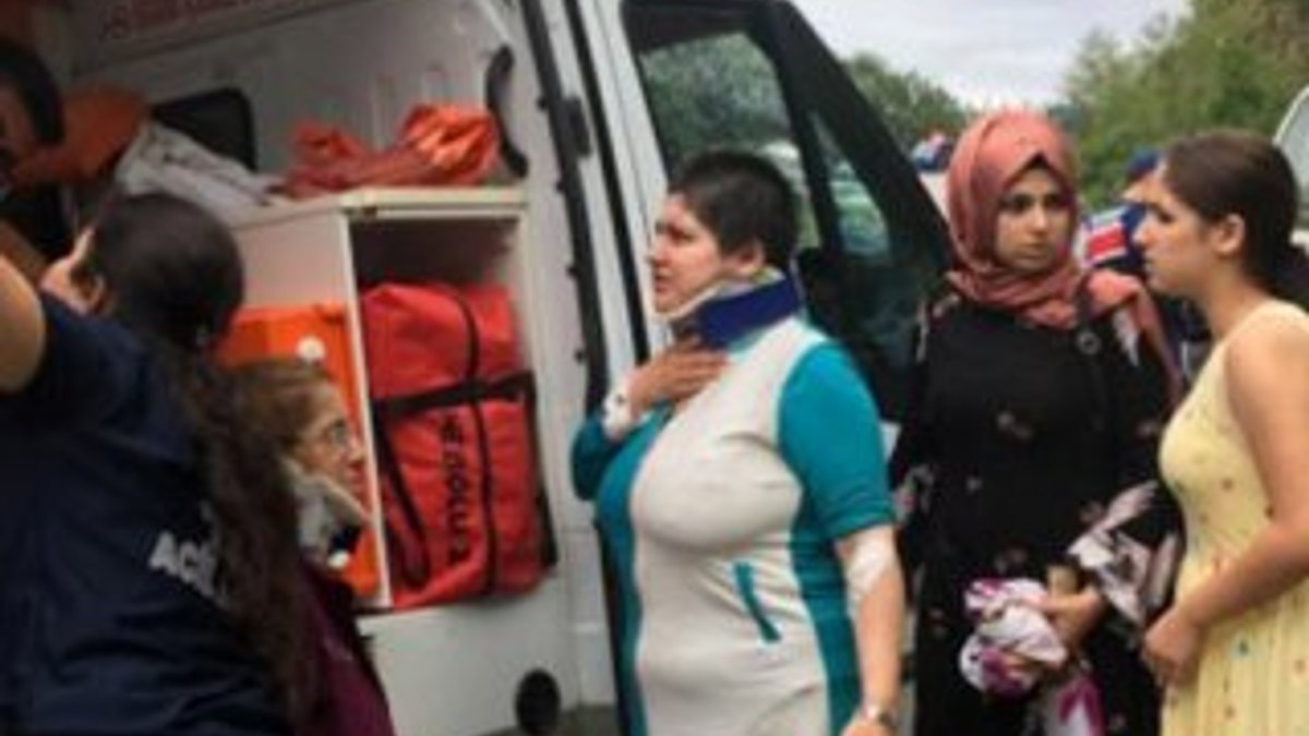 Kastamonu'da kaza: 6 aylık bebek ile 10 kişi yaralandı