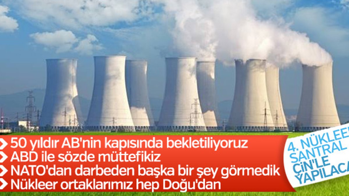 Erdoğan: 4'üncü nükleer santrale Çin'le başlayabiliriz