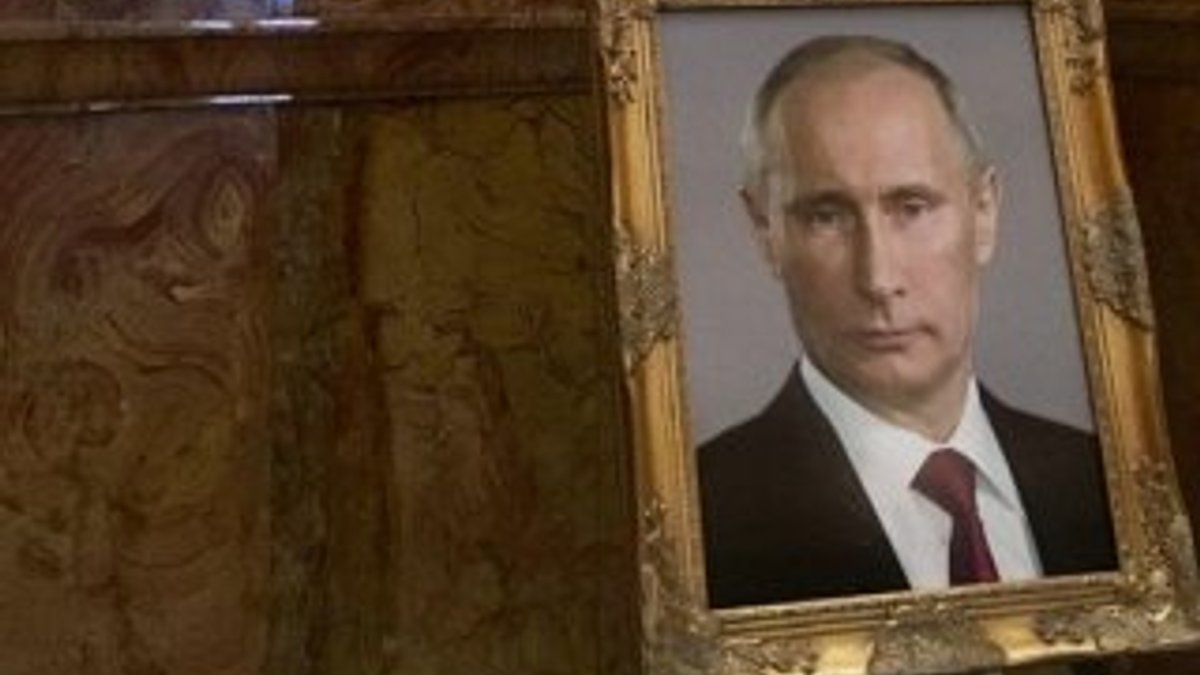 ABD'de Putin portreli protesto