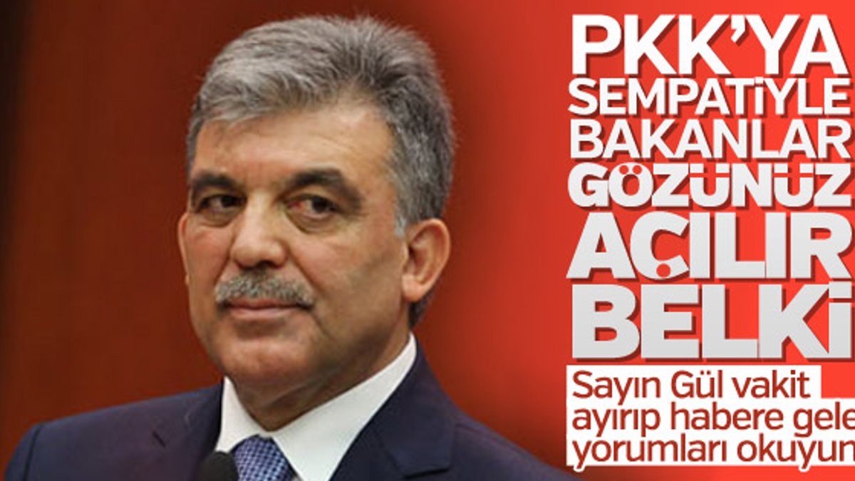 Abdullah Gül'den Hakkari'deki saldırıyla ilgili tweet