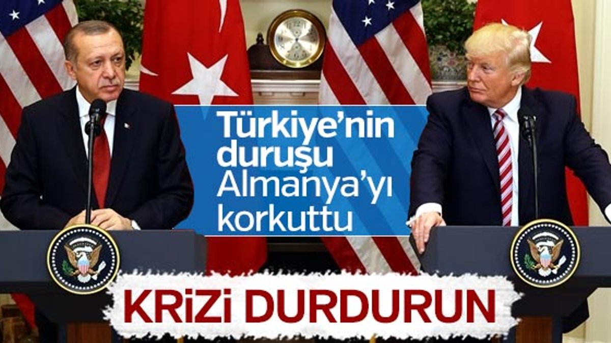 Almanya'dan Türkiye ve ABD'ye kriz bitmeli çağrısı