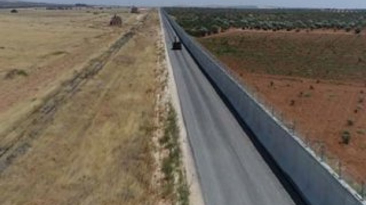 Suriye sınırına 850 kilometre duvar örüldü