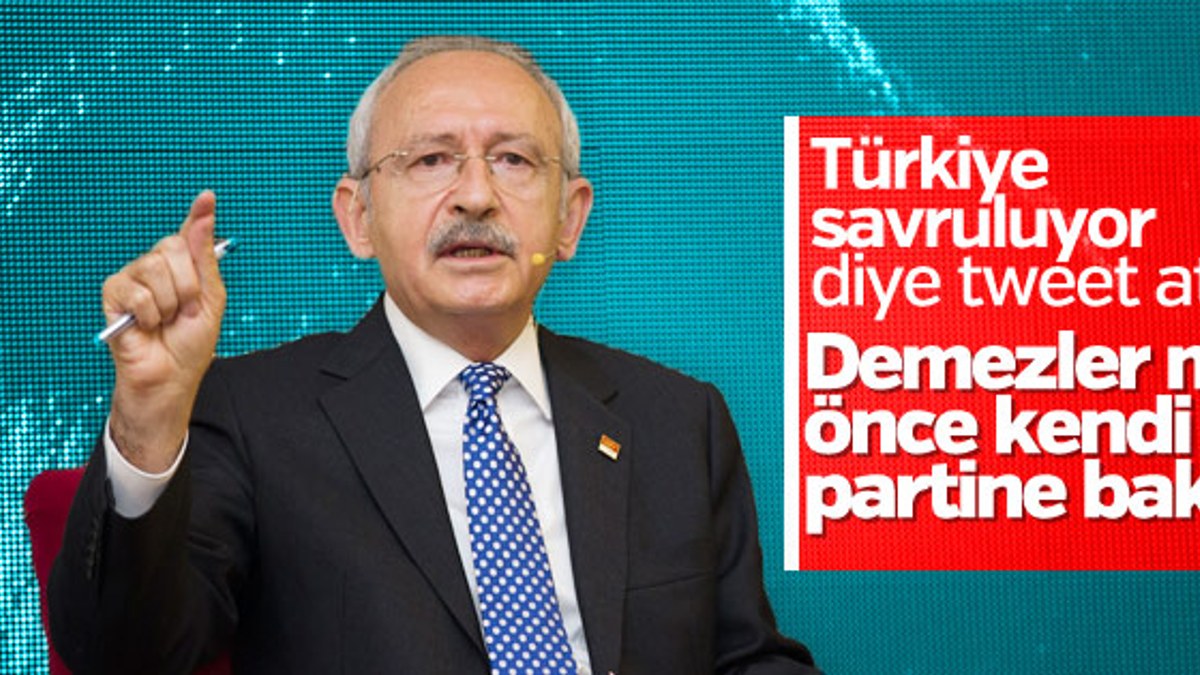 Kemal Kılıçdaroğlu, Türkiye'nin savrulduğunu ifade etti