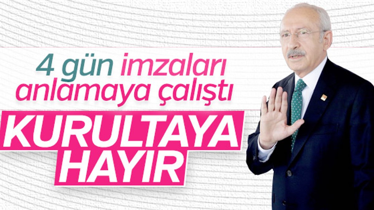 Kemal Kılıçdaroğlu kurultay imzalarını inceledi