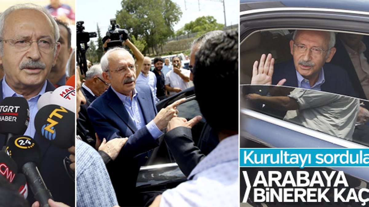 Kemal Kılıçdaroğlu kurultay sorusuna cevap vermedi