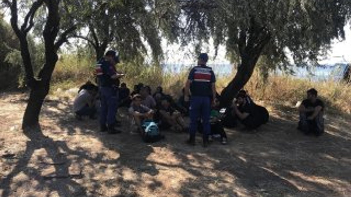 64 mülteci Yunanistan'a kaçarken yakalandı