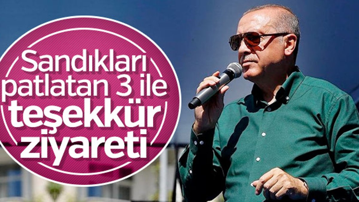 Başkan Erdoğan'ın ziyaret edeceği iller
