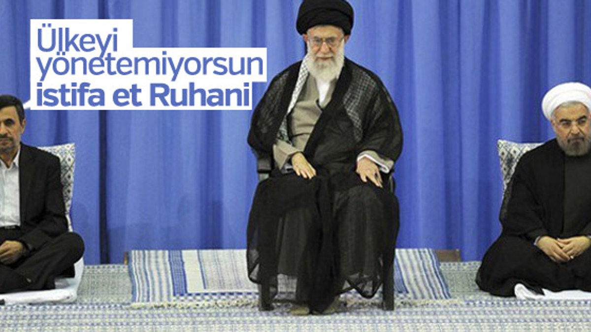 Ahmedinejad'dan Ruhani'ye istifa çağrısı
